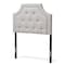 Baxton Studio Mars Modern Greyish Beige Twin Size Headboard 134-7256 - alternate 1